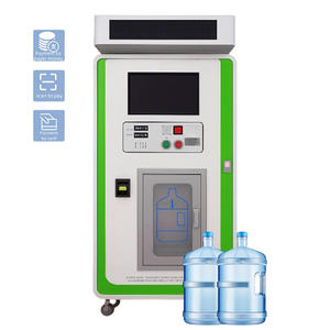 Máquina Expendedora de Agua de Ósmosis Inversa RO de 24 Horas, Máquina Expendedora de Agua Alcalina y Agua con Hielo, Admite Pago con Tarjeta de Crédito y Móvil - Product Image 1