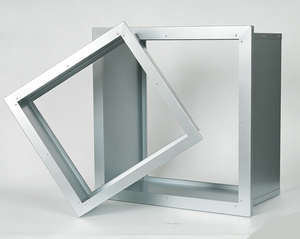 Cadre de filtre en aluminium de type boîte à simple bride et double plis internes pour FFU et unité de traitement d'air - Product Image 3