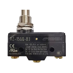 Micro-interrupteur à poussoir RZ-15GQ-B3 à montage sur panneau 15A 250VAC pour machine à tricoter <span class=keywords><strong>circulaire</strong></span> - Product Image 3