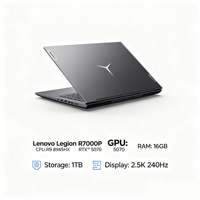 Ordinateur portable de jeu Lenovo Legion 5 Pro R7000P en gros, Ryzen 9 8945HX, 16 Go de RAM, 1 To SSD, RTX5060, garantie mondiale, ordinateur d'origine