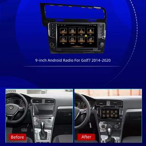Lecteur DVD de voiture 9 pouces, autoradio Android, écran tactile, navigation GPS, CarPlay pour <span class=keywords><strong>Volkswagen</strong></span> <span class=keywords><strong>Golf</strong></span> 7 2014-2020 - Product Image 6
