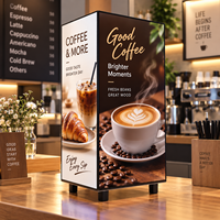 Cube d'affichage LED rotatif à 360 degrés avec contrôle par application WiFi, écran publicitaire 3D dynamique pour la promotion en bar, dans les magasins et sur les comptoirs