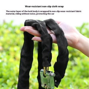 <span class=keywords><strong>Candado</strong></span> <span class=keywords><strong>de</strong></span> <span class=keywords><strong>Cadena</strong></span> para Motocicleta y <span class=keywords><strong>Bicicleta</strong></span>, Sólido, Reforzado, Anti-Hidráulico - Product Image 3