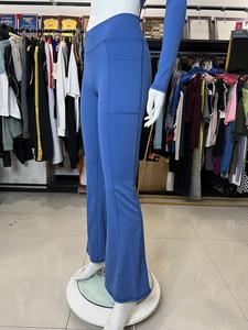 Leggings taille V OEM pour femmes, pantalon de yoga évasé confortable, doux, à séchage rapide et froissé - Product Image 3