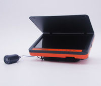 Cámara de Pesca HD-7030DF Portátil, con Visión Nocturna a Todo Color, Ultra HD 1080P, 30M, IP68, Impermeable, con Cable y DVR Integrado, para Pesca en Hielo