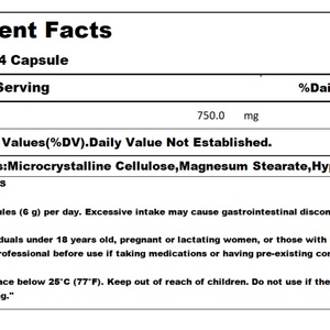 Cápsulas de Creatina Malato Herbal Vitality - Favorece la Energía, 60 Cápsulas/Botella, Suplementos para Adultos, No Apto para Mujeres Embarazadas - Product Image 2