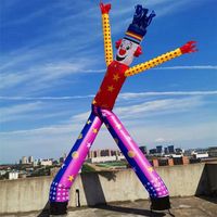 Modèle de dessin animé de montgolfière à 2 pattes avec bouteilles Arche d'entrée gonflable pour les gonflables publicitaires