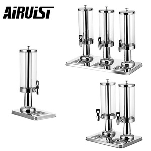 موزع عصير الزجاج والفولاذ المقاوم للصدأ المحمول من Airuisi للمشروبات الباردة لردهة الفندق والمطاعم والكافيتريا - Product Image 2