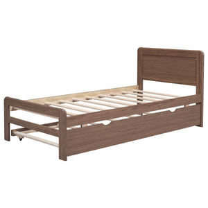 Mesita de noche para dormitorio de marca propia, juego de dormitorio Michael Amini con cama de cristal a precio razonable