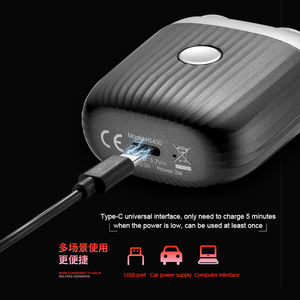 Afeitadora eléctrica íntima alimentada por USB, máquina <span class=keywords><strong>de</strong></span> <span class=keywords><strong>afeitar</strong></span> <span class=keywords><strong>de</strong></span> inteligencia para hombres, Kit <span class=keywords><strong>de</strong></span> afeitadora rotativa con juego <span class=keywords><strong>de</strong></span> barba impermeable IPX7 - Product Image 2