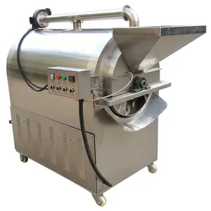 자동적인 상업적인 메밀 굽기 기계 자동 밀 판매를 위한 산업 전기 가스 회전하는 드럼 로스터 오븐 싼 가격