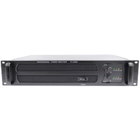 Amplificateur de puissance audio professionnel en métal Aarhus 2U 2 canaux 300W*2 Classe AB, THD <0,05%, impédance 4-8 ohms pour usage domestique
