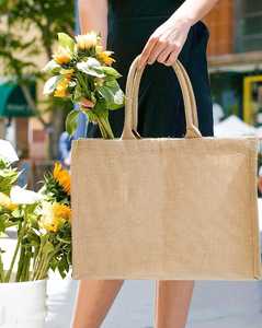 Bolsa de Yute Personalizada con Logotipo, Bolsa de Almacenamiento de Yute Natural No Tejida, Se Acepta Logotipo Personalizado, Color Personalizado, Venta al Por Mayor - Product Image 1