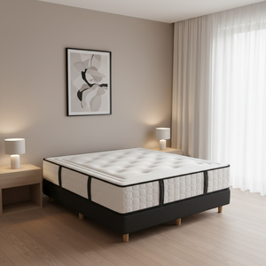 Kasur Busa Pegas Saku Ukuran Queen Hypo-allergenic Lembut Nyaman Digulung dalam Kotak untuk Perabot Kamar Tidur - Product Image 1