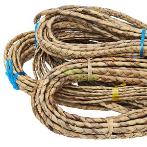 Matériau <span class=keywords><strong>corde</strong></span> de jacinthe d'eau écologique 100% <span class=keywords><strong>naturelle</strong></span> torsadée pour tricoter <span class=keywords><strong>corde</strong></span> décorative <span class=keywords><strong>corde</strong></span> tressée gratuite - Product Image 1