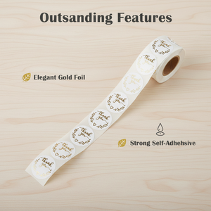 Roll stickers waterproof vinyl self-adhesive stickers for box decoration and <b>packaging</b> custom printed logo stickers - Product Image 5