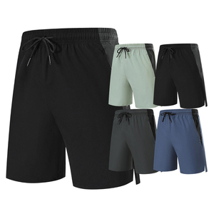 Pantalones Cortos Deportivos para Hombre, para Maratón, Gimnasio, Entrenamiento, Ligeros, de Secado Rápido, con Bolsillo con Cremallera - Product Image 3