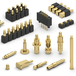 Пружинный контакт Pogo на заказ, диаметр 1,5 мм, длина 4,8 мм, тип DIP, позолоченный латунный разъем Pogo - Product Image 1
