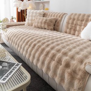 Copridivano in Velluto Morbido Antiscivolo Invernale, Cuscino Decorativo alla Moda <span class=keywords><strong>per</strong></span> <span class=keywords><strong>Divano</strong></span> Componibile e Soggiorno - Product Image 1
