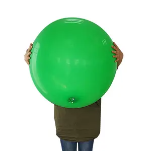 Grande 36 "Projetado Clara Transparente Balão De Látex Impressos com Impressão de Design de Logotipo Branco