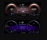 Panel Instrumen Digital Cluster Dashboard Carplay Cruise Control Parkir Otomatis untuk Mercedes Benz E Class W212 2009-2016