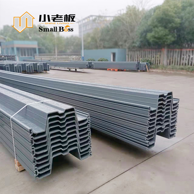 U-образный виниловый пластиковый лист для строительства перегородки и морских волн.