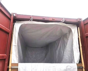 ถุงพลาสติก PP แบบกำหนดเองสำหรับบรรจุเมล็ดพืช ถุงขนาดใหญ่สำหรับขนส่งสินค้าแห้งแบบเทกอง ใช้เป็นซับในตู้คอนเทนเนอร์ขนาด 20 ฟุต - Product Image 4