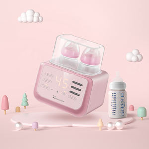 เครื่องอุ่นนมอเนกประสงค์ ฆ่าเชื้อโรคได้ ร้อนเร็ว ปิดอัตโนมัติ ปลอดสาร BPA ดีไซน์ปลอดภัย อุ่นนมได้สองขวดพร้อมกัน - Product Image 4