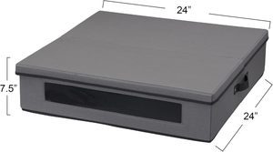 Có thể nhìn thấy cửa sổ bên Xử lý giấy phẳng nhà sử dụng đa mục đích lưu trữ filpping nắp có thể gập lại tiết kiệm không gian lưu trữ bin ngăn kéo hộp - Product Image 2