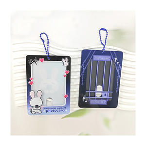 Porta Badge in Acrilico Personalizzato con Design a Scelta, Porta Fotocard Trasparente con Stampa <span class=keywords><strong>Anime</strong></span> Cartoon e Portachiavi - Product Image 3