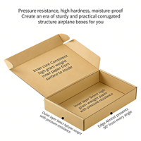 Boîte en carton ondulé personnalisée en gros, impression couleur écologique, emballage pour l'envoi postal, l'expédition et les produits de vente au détail