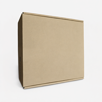 Boîte en papier kraft écologique/boîte d'expédition avec gaufrage, pelliculage brillant/mat - Emballage cadeau et carton d'emballage général