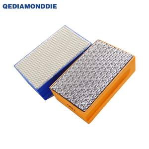 Tampon de polissage en résine électroplaquée pour bords, tampon manuel diamanté électroplaqué pour granit, marbre, verre - Product Image 2