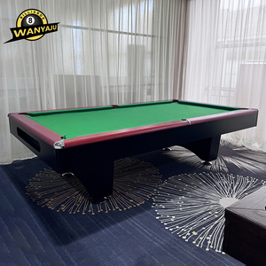 Table de billard de style moderne de 9 pieds, ardoise noire de qualité supérieure, cadre en alliage d'aluminium, table de billard d'intérieur pour bar - Product Image 6