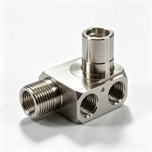 บล็อกวาล์วไฮดรอลิกแบบ CNC ทำจากเหล็กกล้าไร้สนิม ขึ้นรูปด้วยวิธี EDM พร้อมข้อต่อเกลียวท่อแบบกำหนดเองได้ด้วยความแม่นยำสูง - Product Image 4