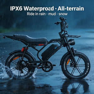 Vélo électrique QMHEEL S20 Pro pour adultes avec batterie longue autonomie et frein hydraulique pour la vente en ligne, entrepôt UE et stock US/AU. - Product Image 1