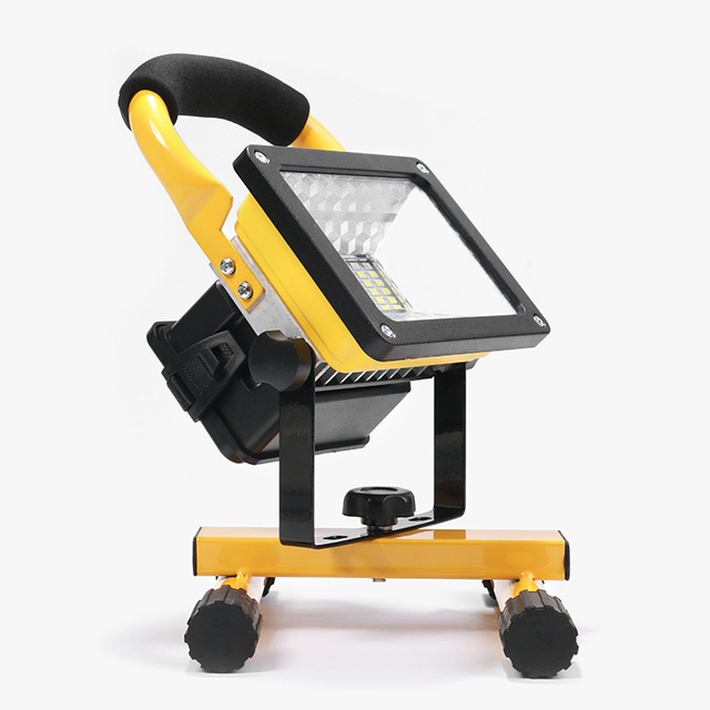 Portable Worklight Rechargeable 4 Light Modes Flood Lamp Dual Cob Leds Handy Work Light
