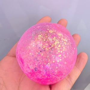 Pelota Antiestrés de Azúcar de Malta 6.0 Gold en Polvo, Juguete para Apretar de Azúcar de Malta, Pelota de Ventilación de Rebote Lento para Amasar - Product Image 2