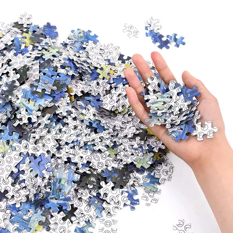 1000 pezzi puzzle per adulti stampa personalizzata giocattolo educativo fai da te decompressione intellettuale giocattolo cartone animato Unisex