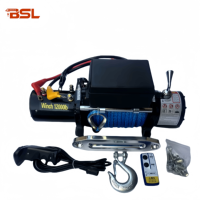 Treuil électrique tout-terrain 12V 24V 12000 Lbs pour pick-up et VTT - Grande Vente