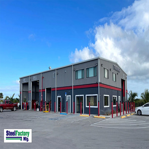 Nave industrial prefabricada de acero, estructura metálica para fábrica/taller, construcción con marco metálico que cumple con el código de construcción CSA. - Product Image 6