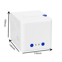 Imprimante thermique de reçus et d'étiquettes de bureau mini 2 pouces 58 mm sans encre avec interface Bluetooth pour impression photo et TPV