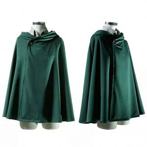 Anime No Kyojin <span class=keywords><strong>Cape</strong></span> <span class=keywords><strong>Cape</strong></span> Vêtements Cosplay <span class=keywords><strong>Attaque</strong></span> sur Titien Costume Hoodie Eren Scout Legion Coat - Product Image 2