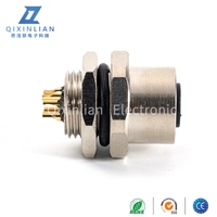 Connecteur de capteur M12 de type traversant pour aviation, 4, 5 ou 8 broches, étanche, connecteur circulaire M12