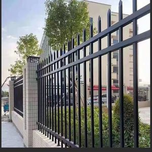 Rắn ngoài trời Vườn kim loại sắt hàng rào tùy chỉnh wrought sắt hộ Lan Tôn sóng tấm thân thiện với môi thời tiết kháng hàng rào trellis - Product Image 1