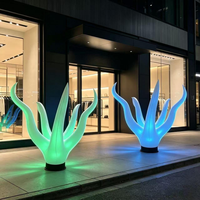Colonne de tentacules LED gonflable, taille personnalisée, logo lumineux, décoration gonflable pour événements, fêtes, décoration de scène