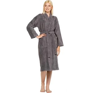 เสื้อคลุมอาบน้ำผู้ชายผ้าพลัฌ 100% โพลีเอสเตอร์ แขนยาว เสื้อคลุมเทอร์รี่ ชุดนอนแสนสบาย เสื้อคลุมผ้าฝ้ายสั่งทำ เสื้อคลุมสปาสำหรับผู้ชายและผู้หญิง - Product Image 4