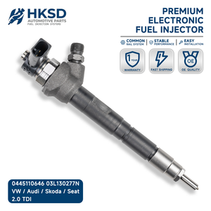 Inyector Diesel Common Rail de Alta Calidad 0445110646 0445110647 03L130277J para Motor VW Audi Skoda 2.0 <span class=keywords><strong>TDI</strong></span> - Product Image 1