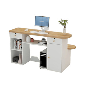 Mostrador de Recepción de Diseño Personalizado en <span class=keywords><strong>Blanco</strong></span> con Cómodos Asientos de Descanso para Salón y Muebles de Oficina - Product Image 5