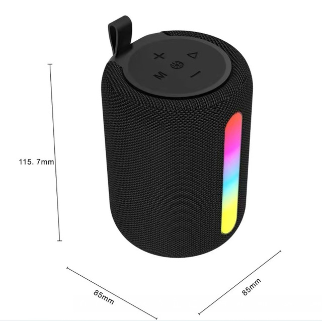 X619 High Quality Portable Rgb Led Mini Wireless Subwoofer Outdoor Use Speaker Made in China